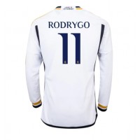 Real Madrid Rodrygo Goes #11 Kotipaita 2023-24 Pitkähihainen